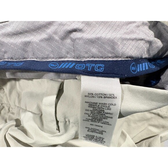 Vineyard Vines Shorts Mens Beige On The Go Performance Chino OTG Golf 6" Sz 35 - Picture 8 of 13